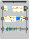 Шкаф управления обогревом кровли на 6 отходящих линий VWE-HB-H-R-6